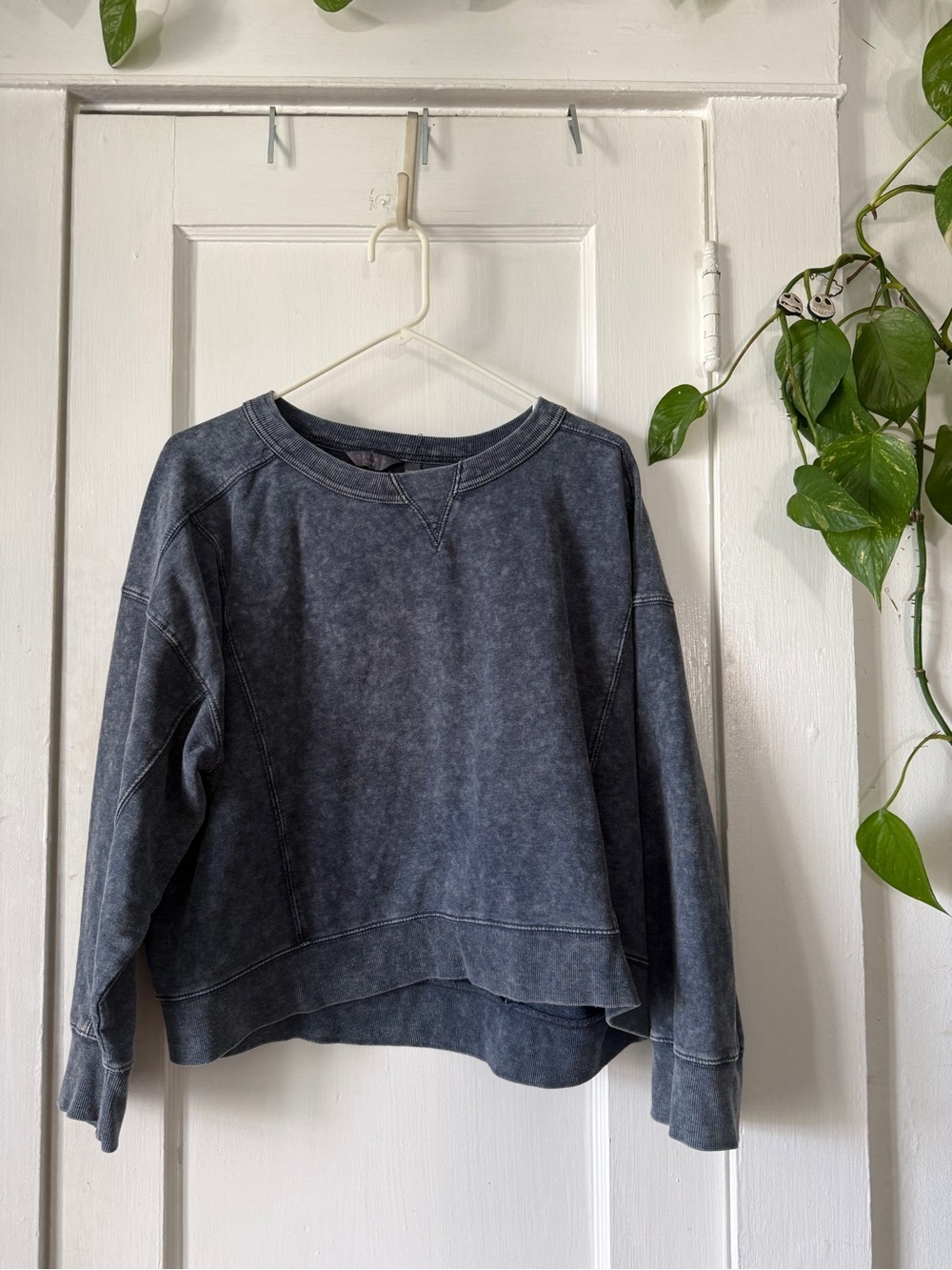 Danskin Mineral-Washed Charcoal Sweatshirt